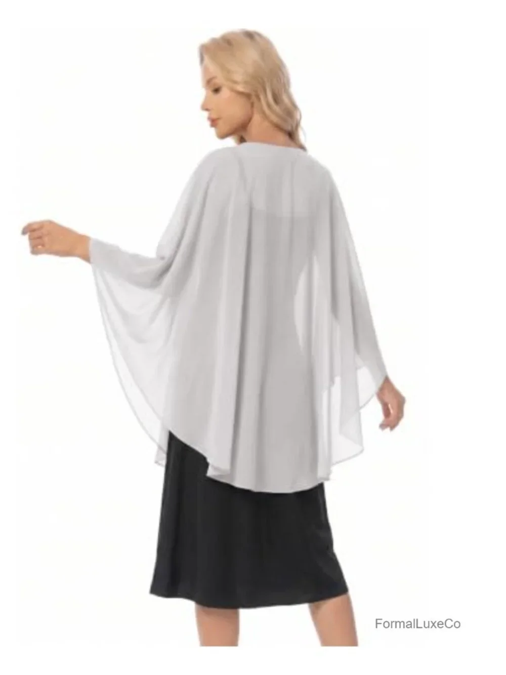 Chiffon Wedding Pashmina Shawl Wrap for Evening Dress Elegant